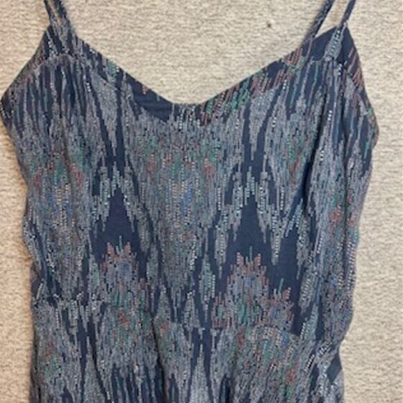 Aeropostale Womens Swing Mini Sundress Sz Small Blue Lightweight Boho Sleeveless - Picture 9 of 12